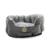 Ancol Sleepy Paws Oval Bed Grey Cord
