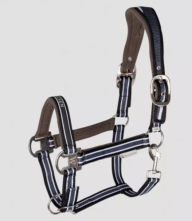 Waldhausen Athletic Halter Night Blue & Taupe 1 Waldhausen Athletic Halter Night Blue & Taupe