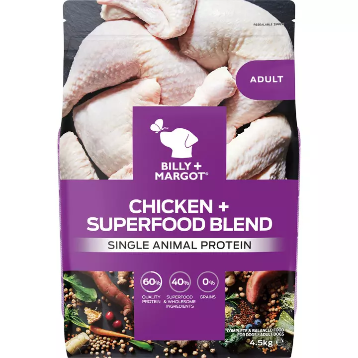 Billy & Margot Chicken And Superfood Blend Dog Food 1 Billy & Margot Chicken And Superfood Blend Dog Food
