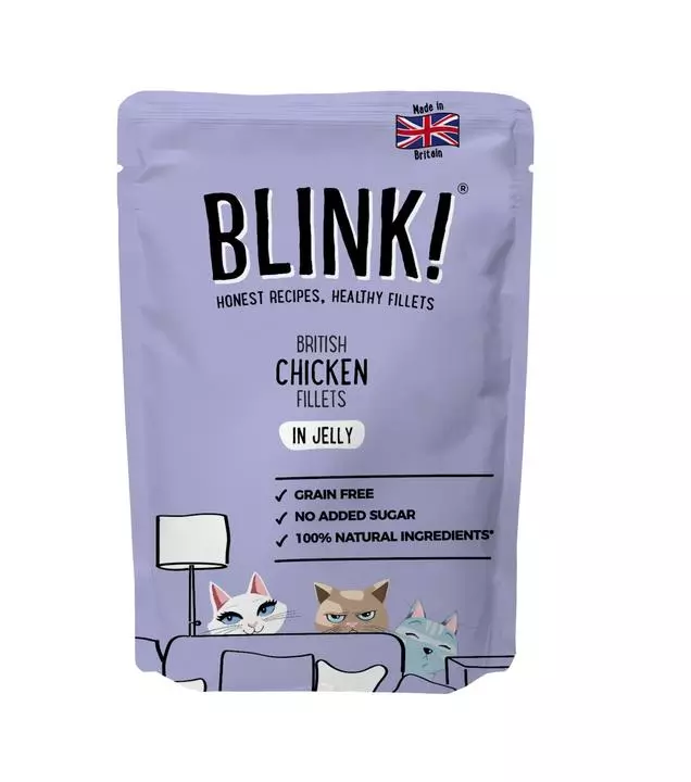 Blink Chicken Fillets In Jelly Adult Cat Food Pouch 1 Blink Chicken Fillets In Jelly Adult Cat Food Pouch