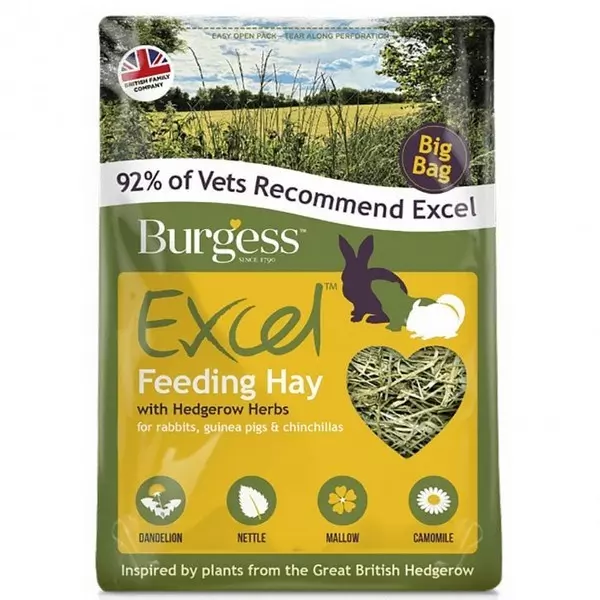 Burgess Excel Feeding Hay With Hedgerow Herbs For Small Animals 1 Burgess Excel Feeding Hay With Hedgerow Herbs For Small Animals