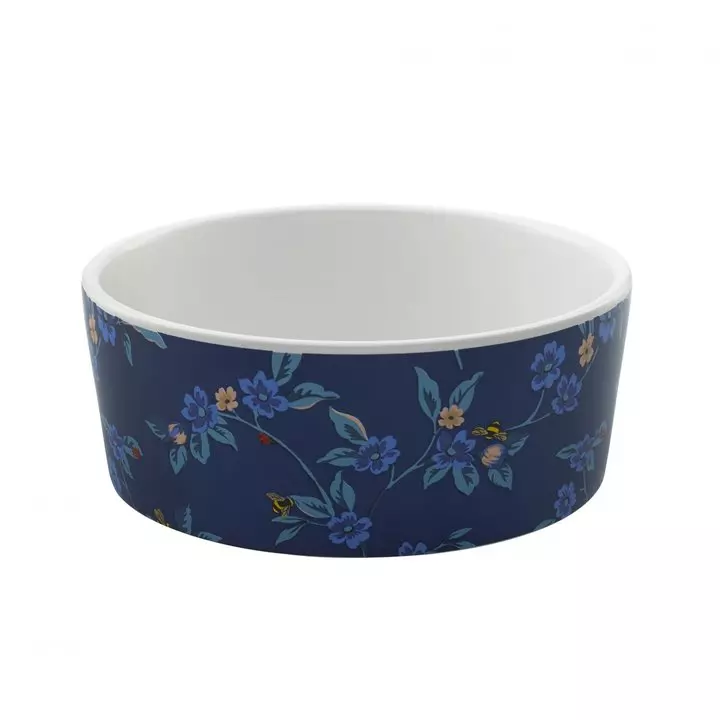 Cath Kidston Flora Fauna Ceramic Pet Bowl 1 Cath Kidston Flora Fauna Ceramic Pet Bowl
