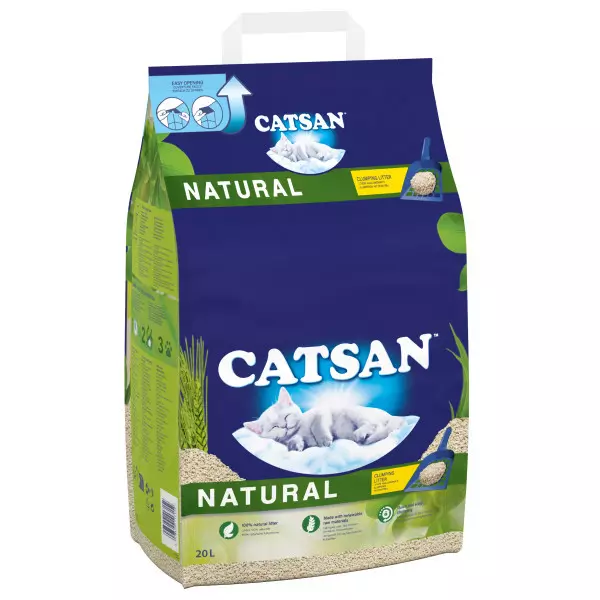 Catsan Natural Biodegradable Clumping Cat Litter 1 Catsan Natural Biodegradable Clumping Cat Litter