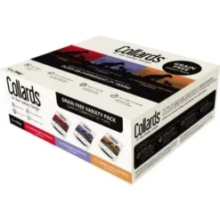 Collards Hypoallergenic Older/Overweight Grain Free Wet Dog Food Tray Variety