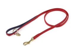 Digby & Fox Padded Leather Dog Lead Scarlett