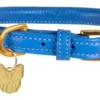 Digby & Fox Rolled Leather Dog Collar Royal