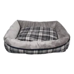 Dream Paws Check Pet Sofa Bed