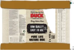 DUCK Nature Box Complete Raw Dog Food Pure Life -Pet World Outlet Sales duck nature box complete raw dog food pure life 5n8b.jpg
