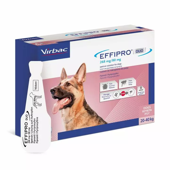Virbac Effipro Duo Flea & Tick Spot On Solution For Cats & Dogs 4 Virbac Effipro Duo Flea & Tick Spot On Solution For Cats & Dogs - Image 4