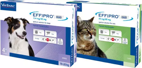 Virbac Effipro Duo Flea & Tick Spot On Solution For Cats & Dogs 1 Virbac Effipro Duo Flea & Tick Spot On Solution For Cats & Dogs