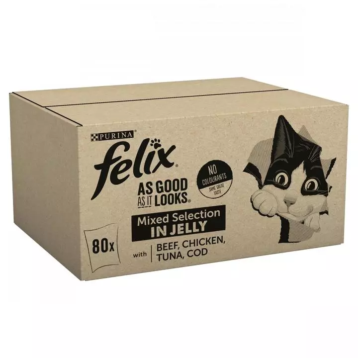 Felix As Good As It Looks Meat And Fish Cat Food 1 Felix As Good As It Looks Meat And Fish Cat Food