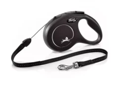 Flexi New Classic Cord Dog Lead 8m Black
