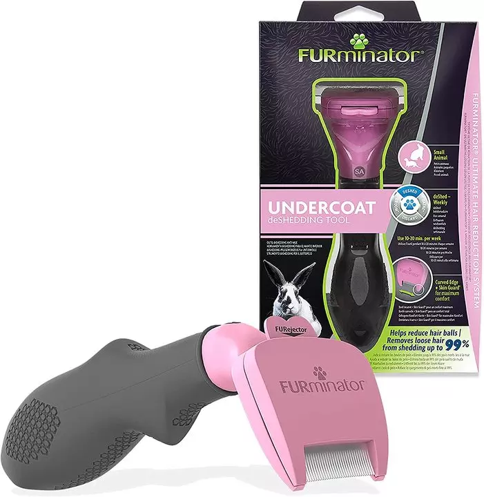 Furminator Undercoat DeShedding Tool For Small Animals 2 Furminator Undercoat DeShedding Tool For Small Animals - Image 2