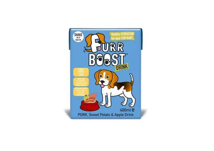 Furr Boost Pork, Sweet Potato And Apple Dog Drink 1 Furr Boost Pork, Sweet Potato And Apple Dog Drink