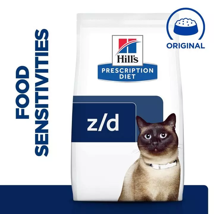 Hills Hill's Prescription Diet Z/d Food Sensitivities Dry Cat Food 2 Hills Hill's Prescription Diet Z/d Food Sensitivities Dry Cat Food - Image 2