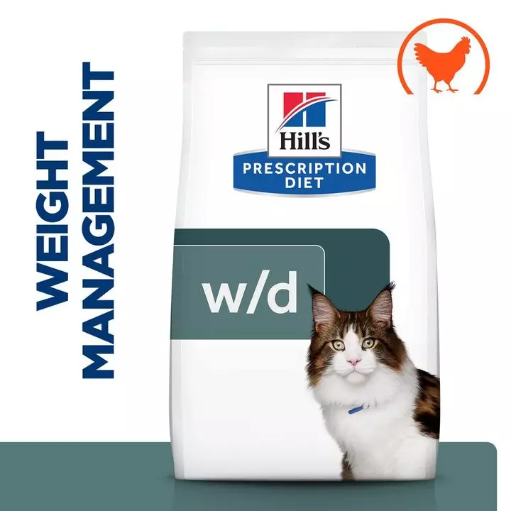 Hills Hill's Prescription Diet W/d Multi Benefit Cat Food 1 Hills Hill's Prescription Diet W/d Multi Benefit Cat Food