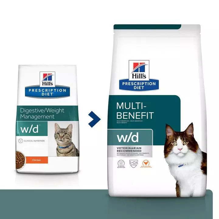 Hills Hill's Prescription Diet W/d Multi Benefit Cat Food 3 Hills Hill's Prescription Diet W/d Multi Benefit Cat Food - Image 3