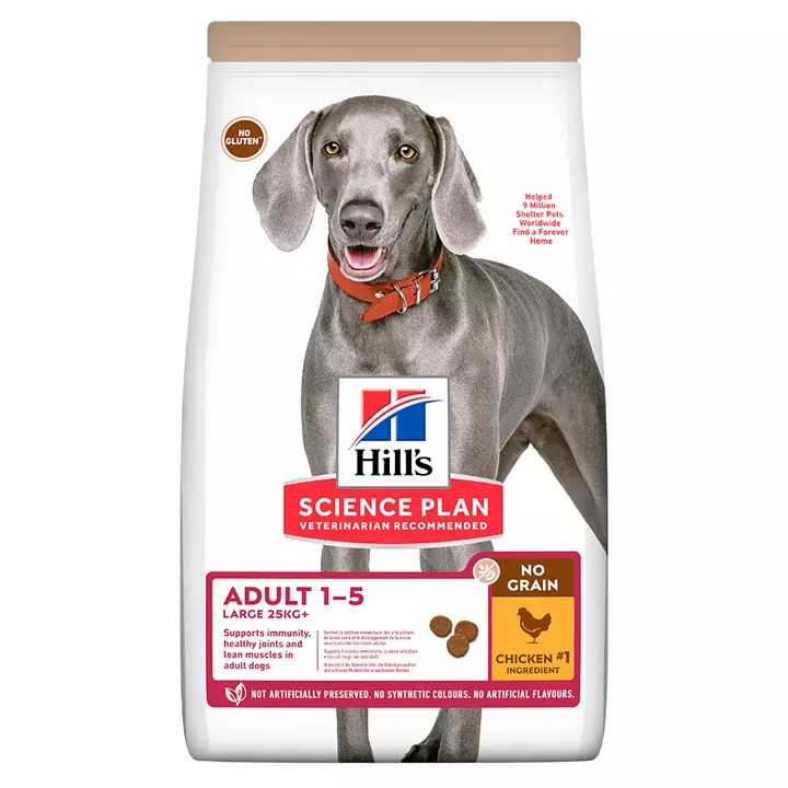 Hills Hill's Science Plan No Grain Adult Large Breed Dry Chicken Dog Food 1 Hills Hill's Science Plan No Grain Adult Large Breed Dry Chicken Dog Food