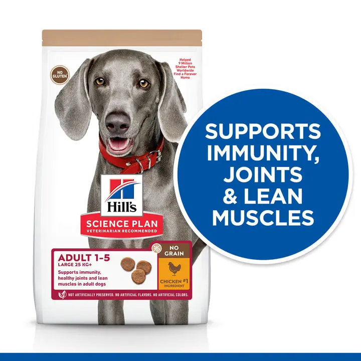 Hills Hill's Science Plan No Grain Adult Large Breed Dry Chicken Dog Food 6 Hills Hill's Science Plan No Grain Adult Large Breed Dry Chicken Dog Food - Image 6