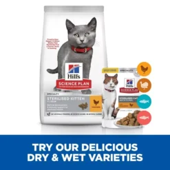 Hills Hill's Science Plan Sterilised Kitten Food Chicken 9 Hills Hill's Science Plan Sterilised Kitten Food Chicken -Pet World Outlet Sales hills science plan sterilised kitten food chicken 0b9c.jpg