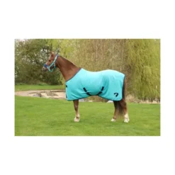 Hy Equestrian Belton Fleece Rug Navy/Teal