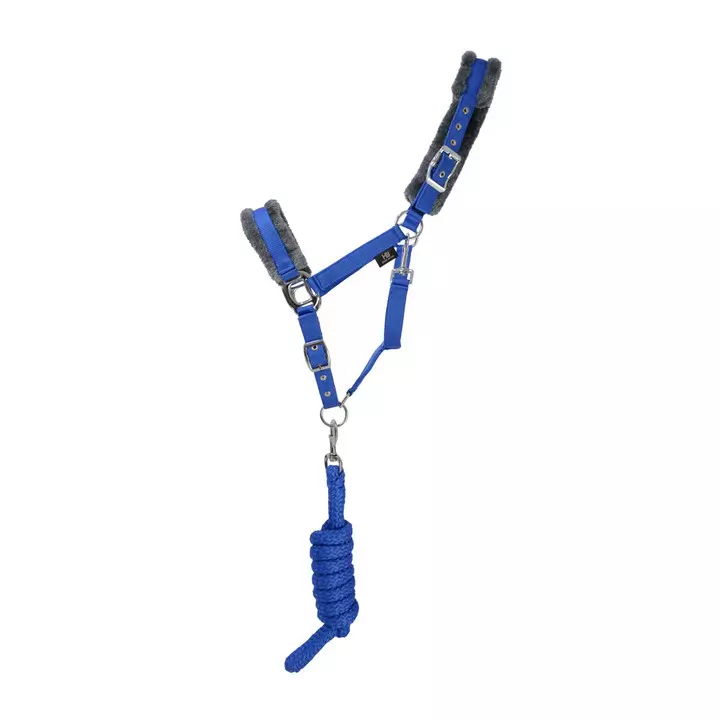 Hy Sport Active Head Collar & Lead Rope Cobalt Blue 1 Hy Sport Active Head Collar & Lead Rope Cobalt Blue