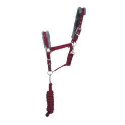 Hy Sport Active Head Collar & Lead Rope Vivid Merlot
