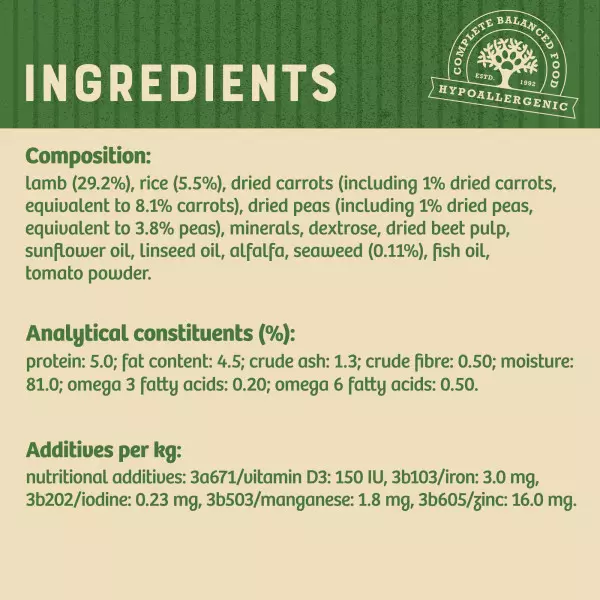 James Wellbeloved Adult Dog Wet Food Lamb In Gravy 7 James Wellbeloved Adult Dog Wet Food Lamb In Gravy - Image 7