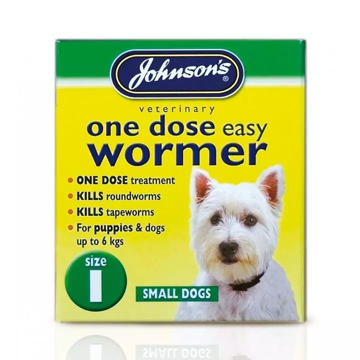 Johnson's Veterinary Worming Treatment For Dogs 1 Johnson's Veterinary Worming Treatment For Dogs