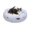 Joules Ticking Bee Doughnut Cat Bed