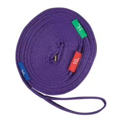 Kincade Two Tone Lunge Line With Circle Markers Purple/Black