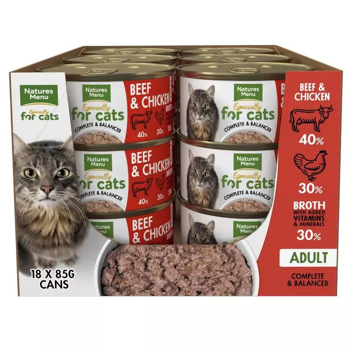 Natures Menu Especially For Cats Adult Cat Food Beef & Chicken 2 Natures Menu Especially For Cats Adult Cat Food Beef & Chicken - Image 2