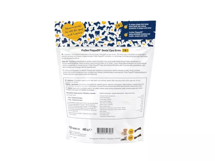 Plaque Off Natural Bacon Dental Bones For Dogs 2 Plaque Off Natural Bacon Dental Bones For Dogs - Image 2