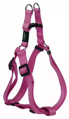 Rogz Lumberjack Reflective Pink Nylon Step-in Dog Harness