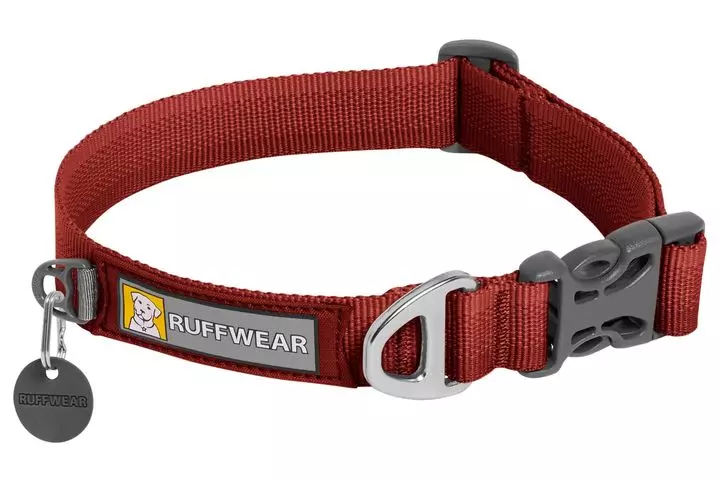 Ruffwear Front Range Dog Collar Red Clay 1 Ruffwear Front Range Dog Collar Red Clay