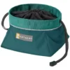 Ruffwear Quencher Cinch Top Packable Dog Bowl Tumalo Teal
