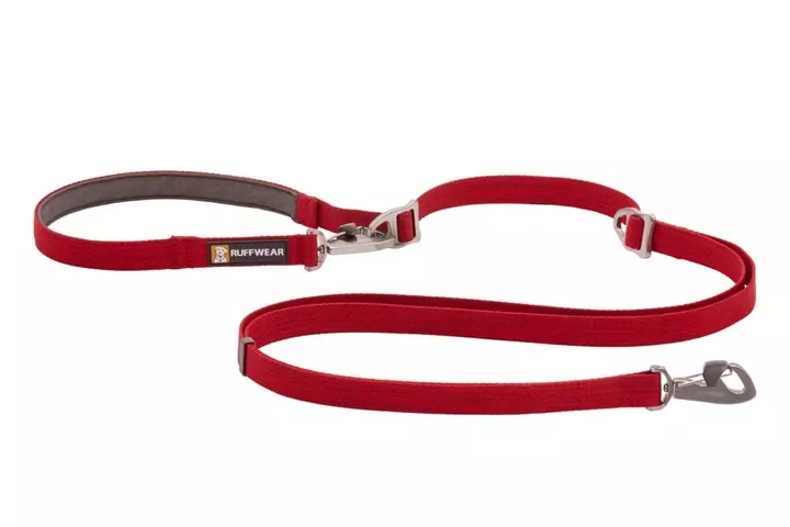 Ruffwear Switchbak Multi-Function Dog Lead Red Sumac 1 Ruffwear Switchbak Multi-Function Dog Lead Red Sumac