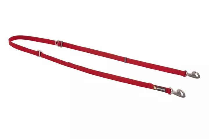Ruffwear Switchbak Multi-Function Dog Lead Red Sumac 4 Ruffwear Switchbak Multi-Function Dog Lead Red Sumac - Image 4