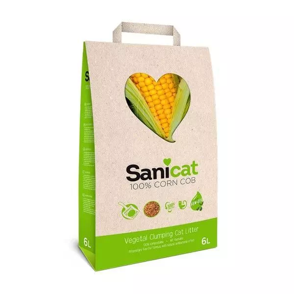 Sanicat Corn Cat Litter 1 Sanicat Corn Cat Litter