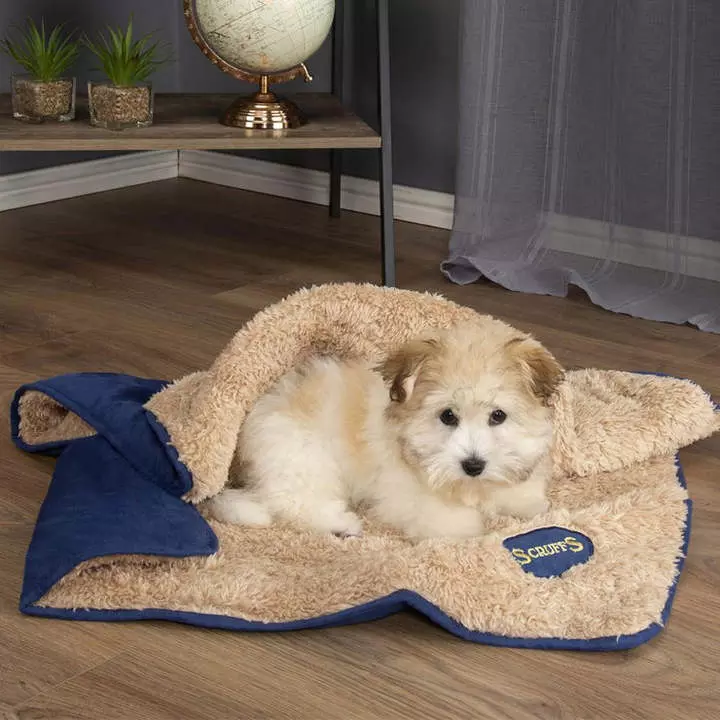 Scruffs Snuggle Dog Blanket Blue 2 Scruffs Snuggle Dog Blanket Blue - Image 2