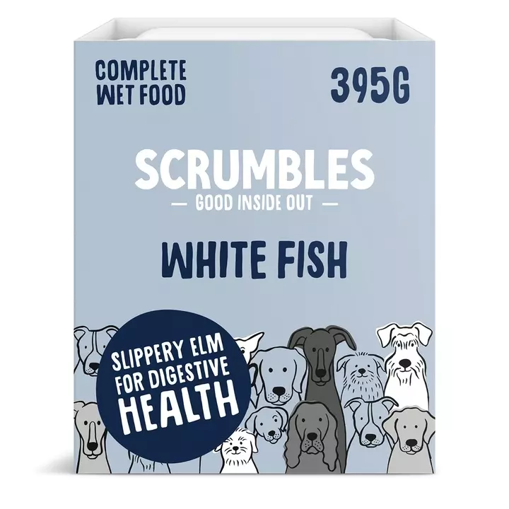 Scrumbles Grain Free White Fish Wet Dog Food 1 Scrumbles Grain Free White Fish Wet Dog Food