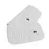 Shires Bandage Pads - Quilted White