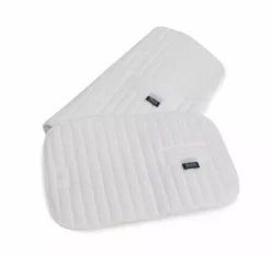Shires Bandage Pads - Quilted White