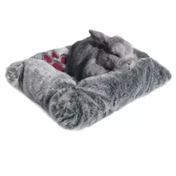 Snuggles Luxury Plush Small Pet Bed