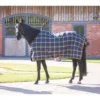 Tempest Plus Navy Check Lite Stable Rug