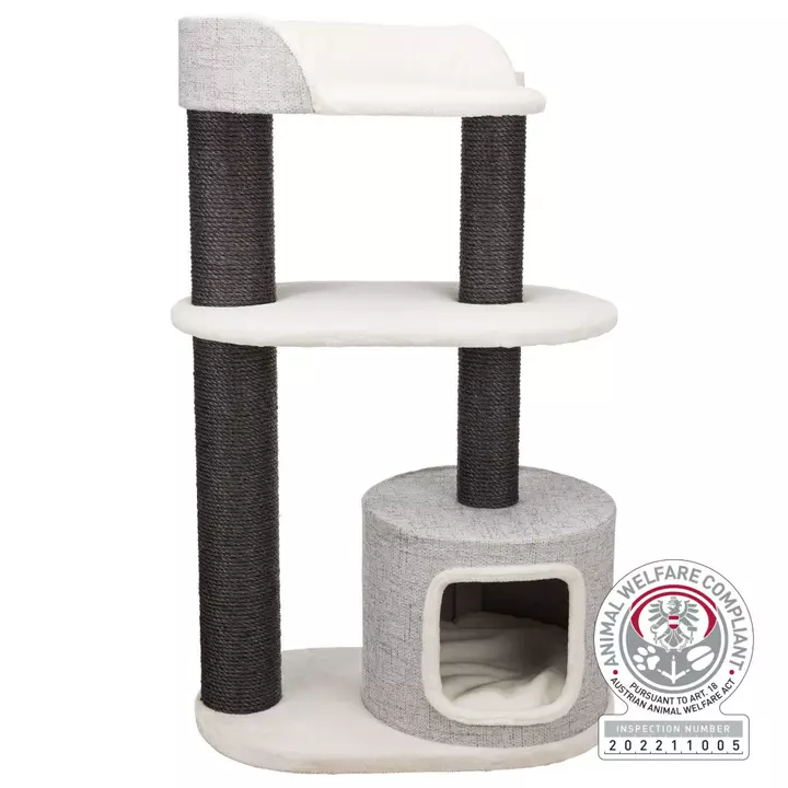 Trixie Triixie Cara Scratching Post White/Grey For Cats 1 Trixie Triixie Cara Scratching Post White/Grey For Cats