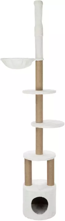 Trixie Aurelio Scratching Post Floor To Ceiling White