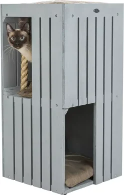 Trixie BE NORDIC Cat Tower Juna Grey For Cats