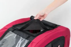 Trixie Bicycle Trailer For Dogs Black/Red -Pet World Outlet Sales trixie bicycle trailer for dogs blackred 1ahg.jpg