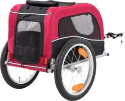 Trixie Bicycle Trailer For Dogs Black/Red